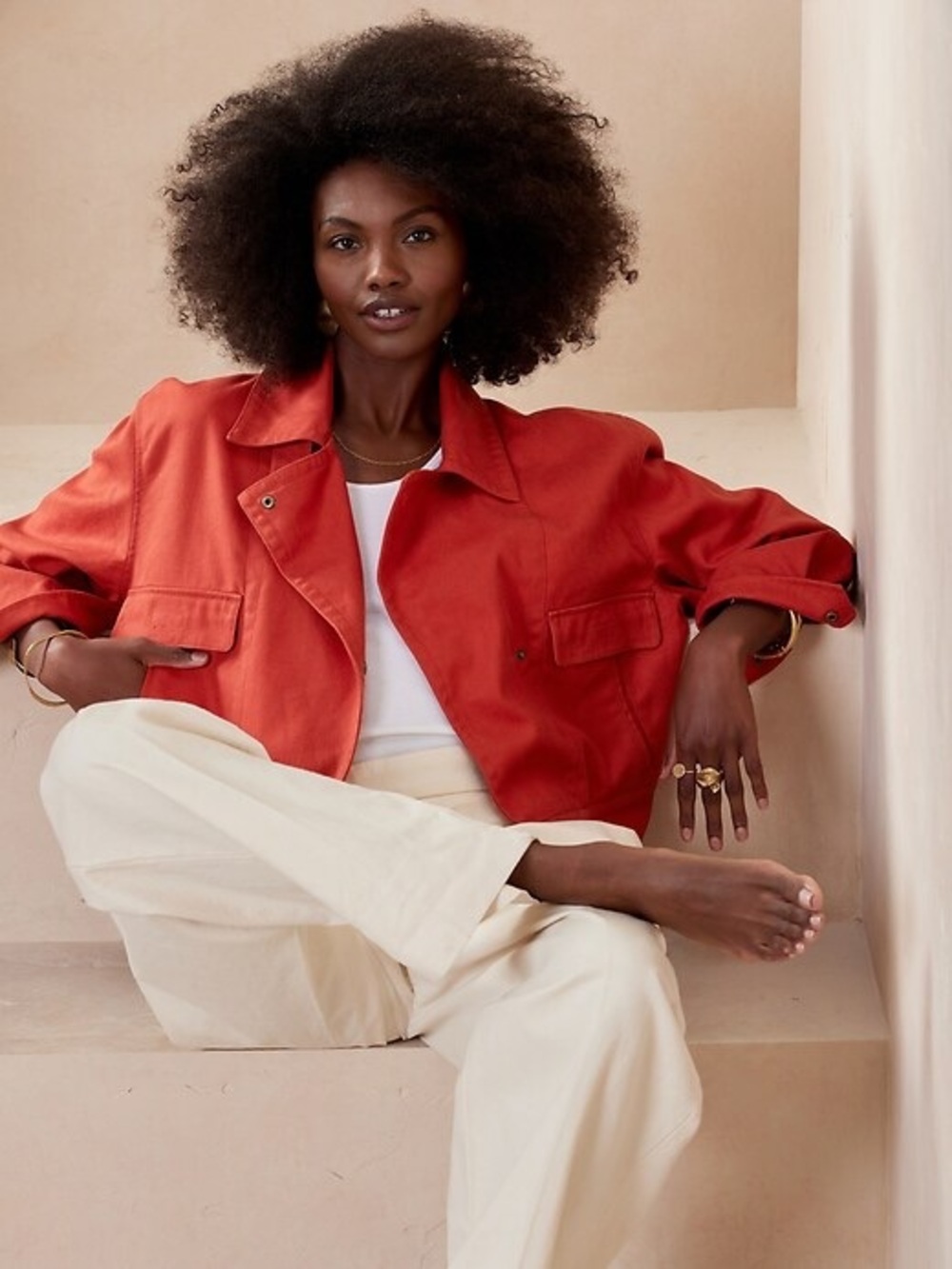 Banana Republic Amelia Flight Bomber Jacket